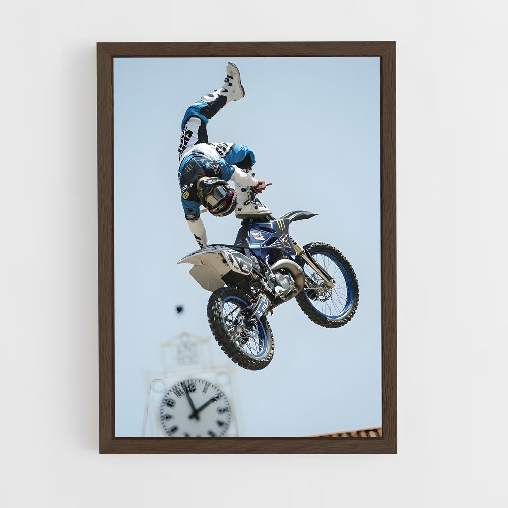 Poster Moto Volante – affiche Motocross freestyle (vue 5)